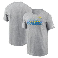 Los Angeles Chargers Local Essential T-Shirt - Heather Gray T-shirts
