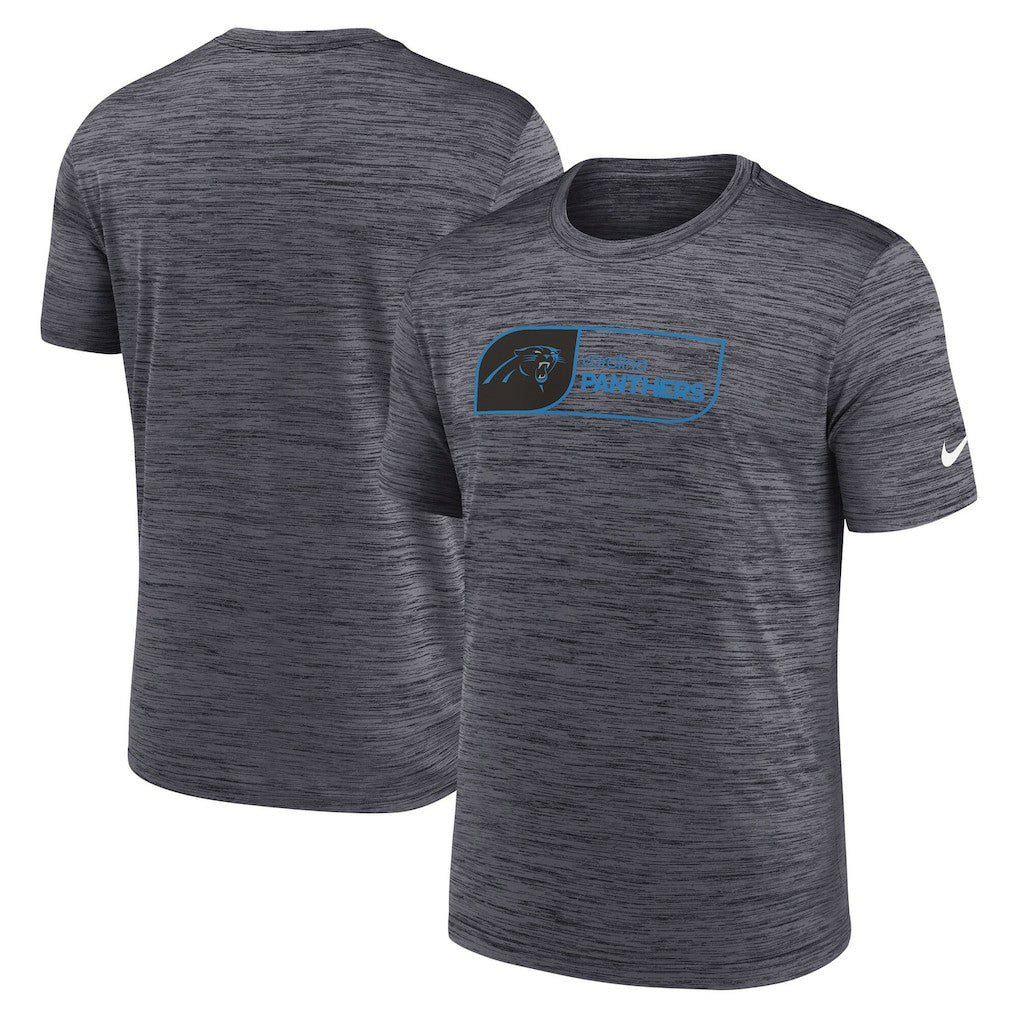 Carolina Panthers Velocity Jock Tag Performance T-Shirt - Black T-shirts