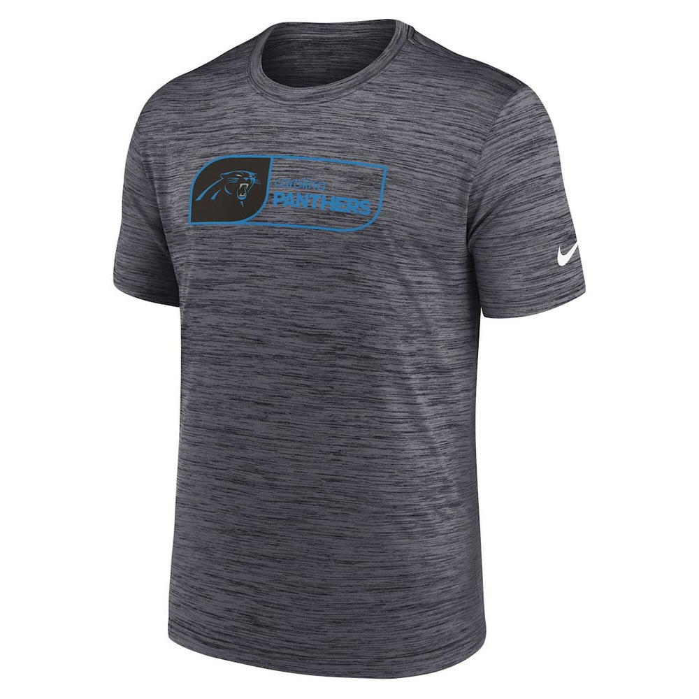 Carolina Panthers Velocity Jock Tag Performance T-Shirt - Black T-shirts
