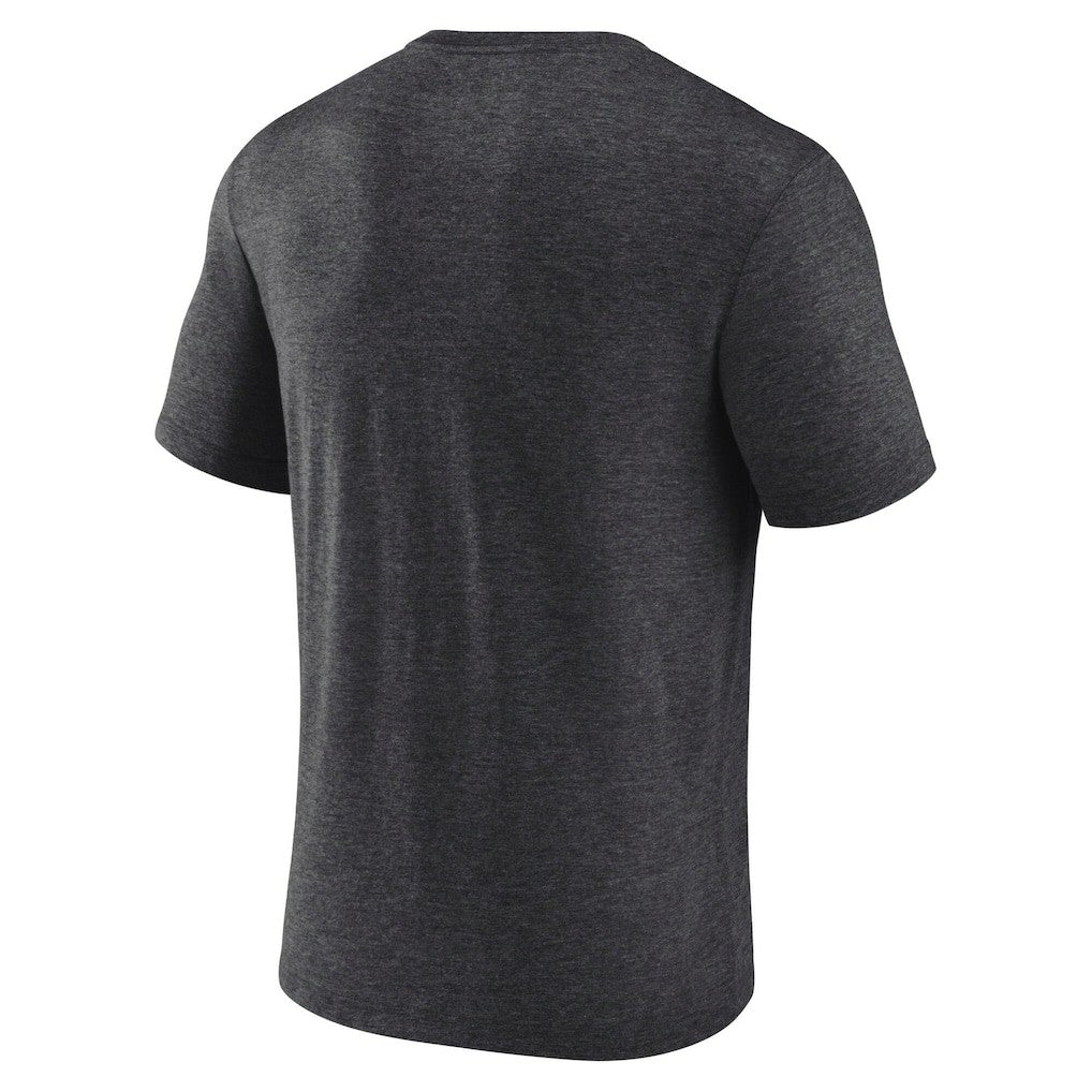 New Orleans Saints Extreme Tackle Tri-Blend T-Shirt - Heather Charcoal T-shirts