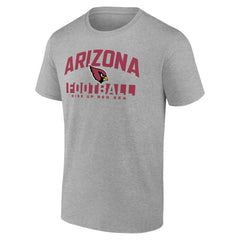 Arizona Cardinals Screen Blocking T-Shirt - Heather Gray T-shirts