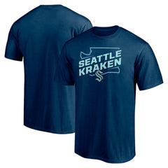 Seattle Kraken Fanatics Block Party Push Ahead T-Shirt - Deep Sea Blue | US 202688316