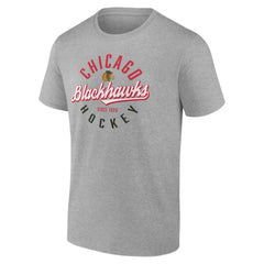 Chicago Blackhawks Fanatics Emblem T-Shirt - Gray | US 202688329