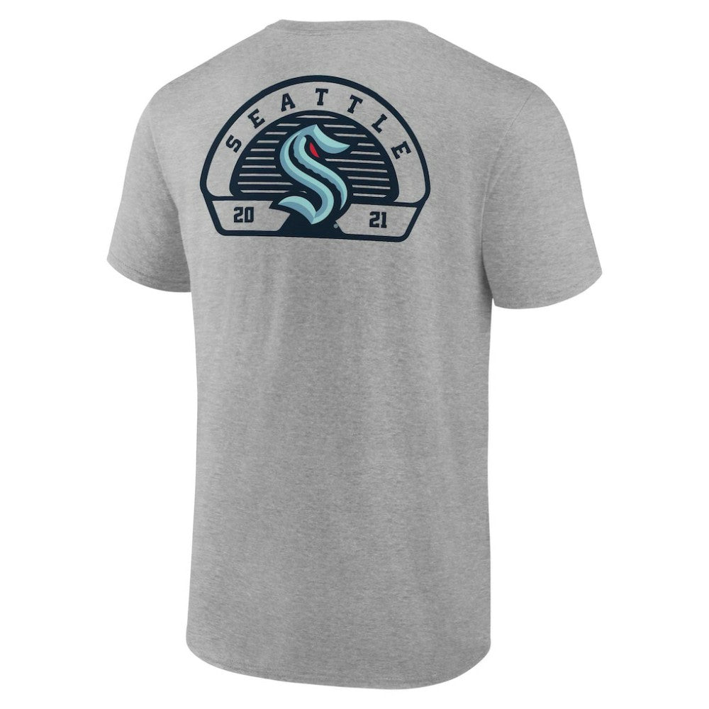Seattle Kraken Fanatics Valor T-Shirt - Gray | US 202688344