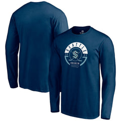 Seattle Kraken Fanatics Block Party Long Sleeve T-Shirt - Deep Sea Blue | US 202688371
