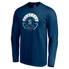 Seattle Kraken Fanatics Block Party Long Sleeve T-Shirt - Deep Sea Blue | US 202688371