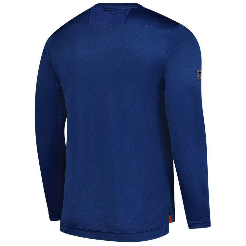 Edmonton Oilers Fanatics Authentic Pro Tech Long Sleeve T-Shirt - Royal | US 202688401