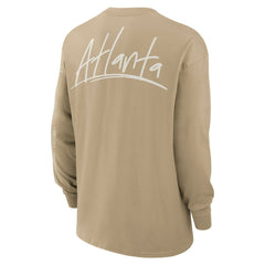 Atlanta Falcons Essential Statement Max90 Long Sleeve T-Shirt - Tan T-shirts