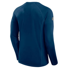 Seattle Kraken Fanatics Authentic Pro Rink Tech Raglan Long Sleeve T-Shirt - Deep Sea Blue | US 202688480