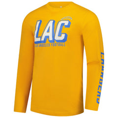 Los Angeles Chargers Long Sleeve T-Shirt - Gold T-shirts
