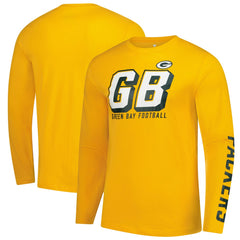 Green Bay Packers Long Sleeve T-Shirt - Gold T-shirts