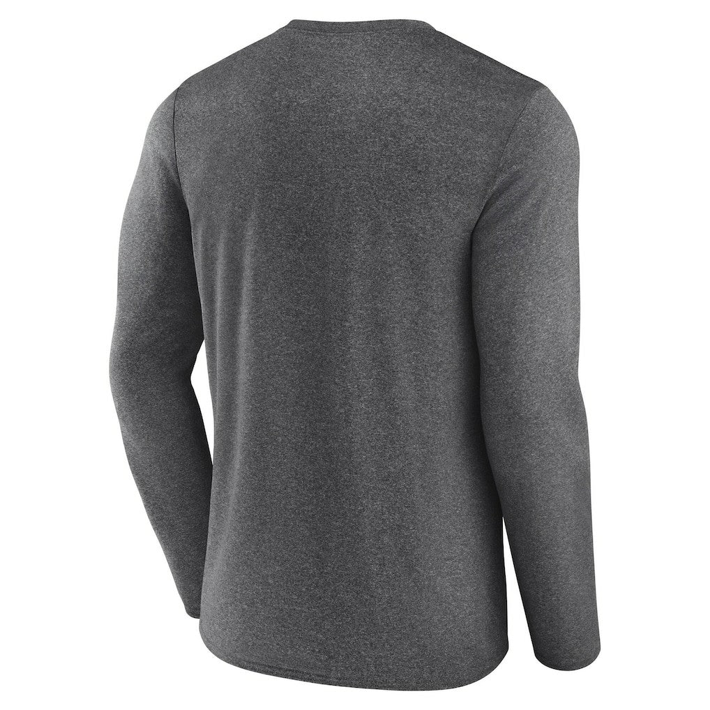 Arizona Cardinals Blackout Long Sleeve T-Shirt - Heather Charcoal T-shirts