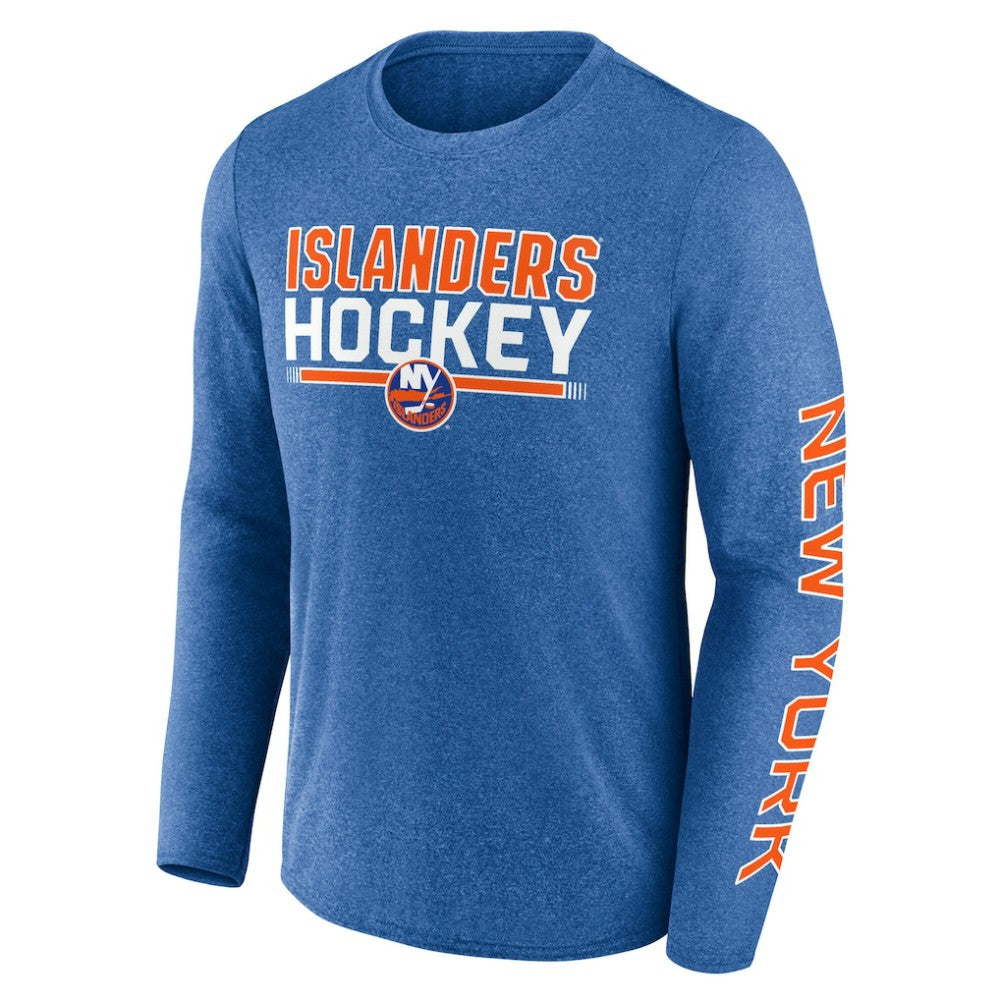 New York Islanders Fanatics Sweep Iconic Synthetic Long Sleeve T-Shirt - Heather Royal | US 202688589
