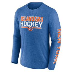 New York Islanders Fanatics Sweep Iconic Synthetic Long Sleeve T-Shirt - Heather Royal | US 202688589