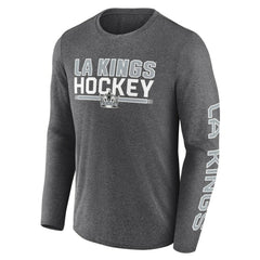 Los Angeles Kings Fanatics Sweep Iconic Synthetic Long Sleeve T-Shirt - Heather Charcoal | US 202688601