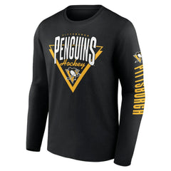 Pittsburgh Penguins Fanatics Headline Long Sleeve T-Shirt - Black | US 202688625
