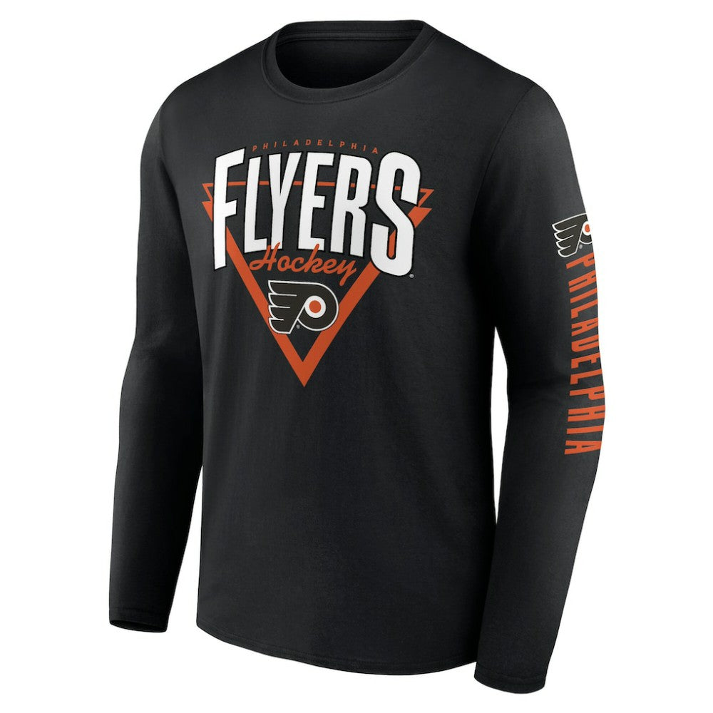 Philadelphia Flyers Fanatics Headline Long Sleeve T-Shirt - Black | US 202688629