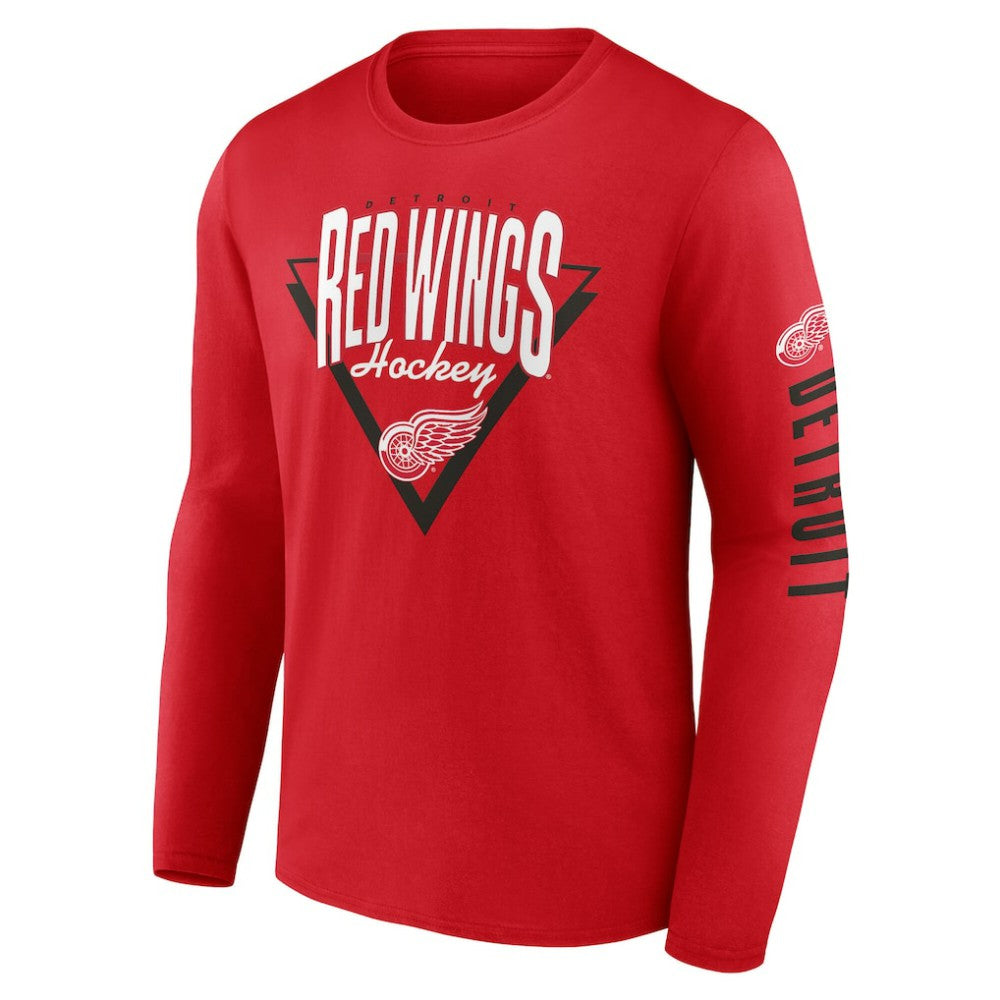 Detroit Red Wings Fanatics Headline Long Sleeve T-Shirt - Red | US 202688632