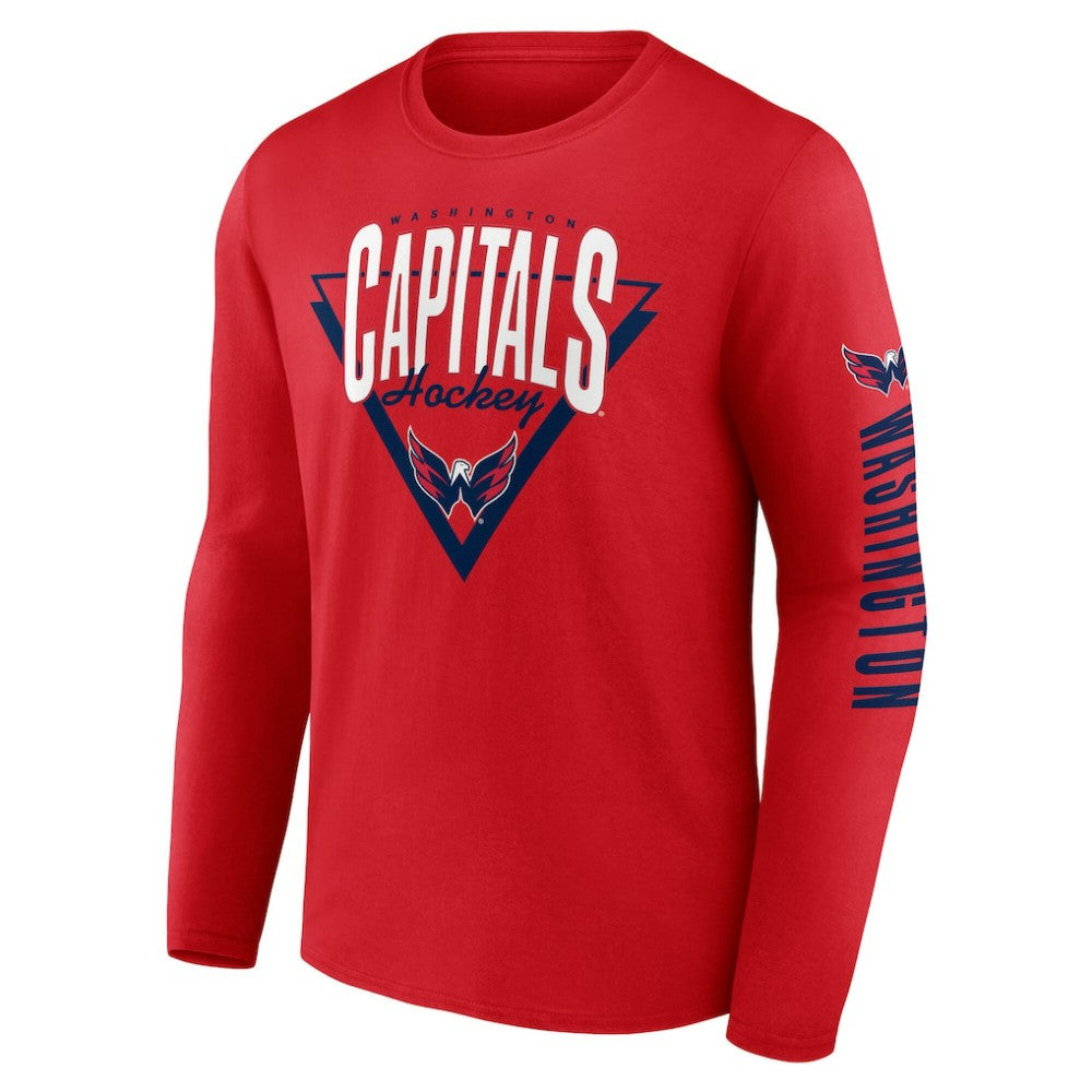 Washington Capitals Fanatics Headline Long Sleeve T-Shirt - Red | US 202688633