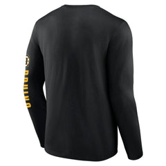 Boston Bruins Fanatics Headline Long Sleeve T-Shirt - Black | US 202688636
