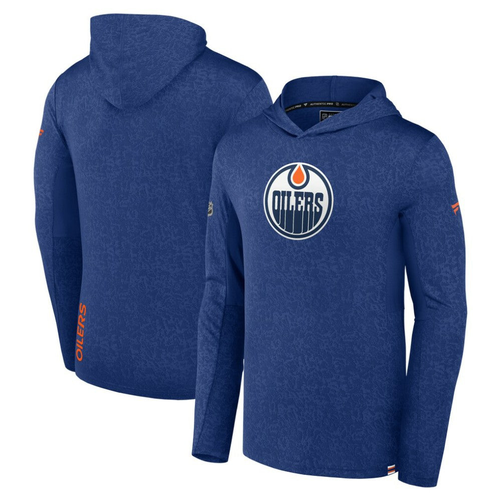 Edmonton Oilers Fanatics Authentic Pro Lightweight Pullover Hoodie - Royal | US 202688854
