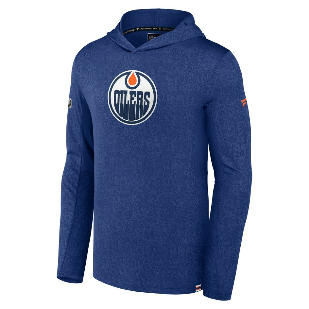 Edmonton Oilers Fanatics Authentic Pro Lightweight Pullover Hoodie - Royal | US 202688854