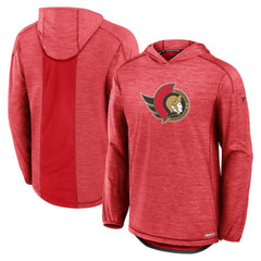 Ottawa Senators Fanatics Authentic Pro Rink Pullover Hoodie - Heather Red | US 202689075