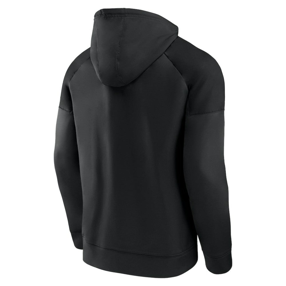 Calgary Flames Fanatics Black Ice Defender Raglan Pullover Hoodie | US 202689248