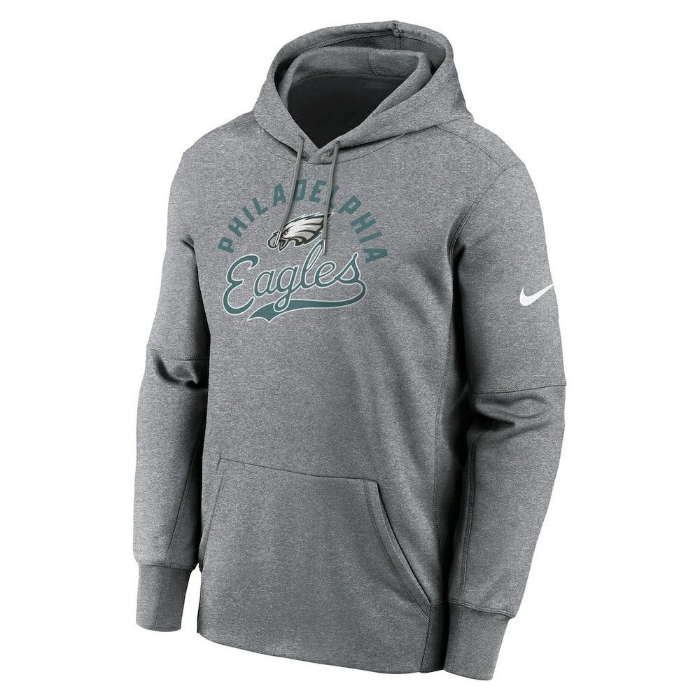 Philadelphia Eagles Performance Fleece Pullover Hoodie - Heather Gray Hoodies