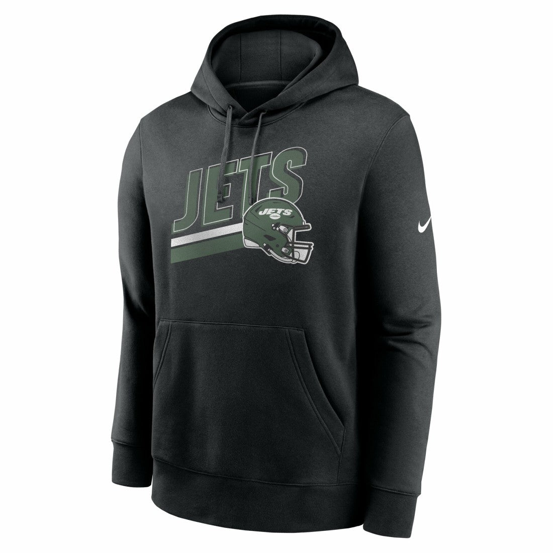 New York Jets Club Fleece Pullover Hoodie - Black Hoodies