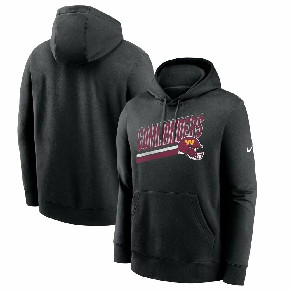 Washington Commanders Club Fleece Pullover Hoodie - Black Hoodies