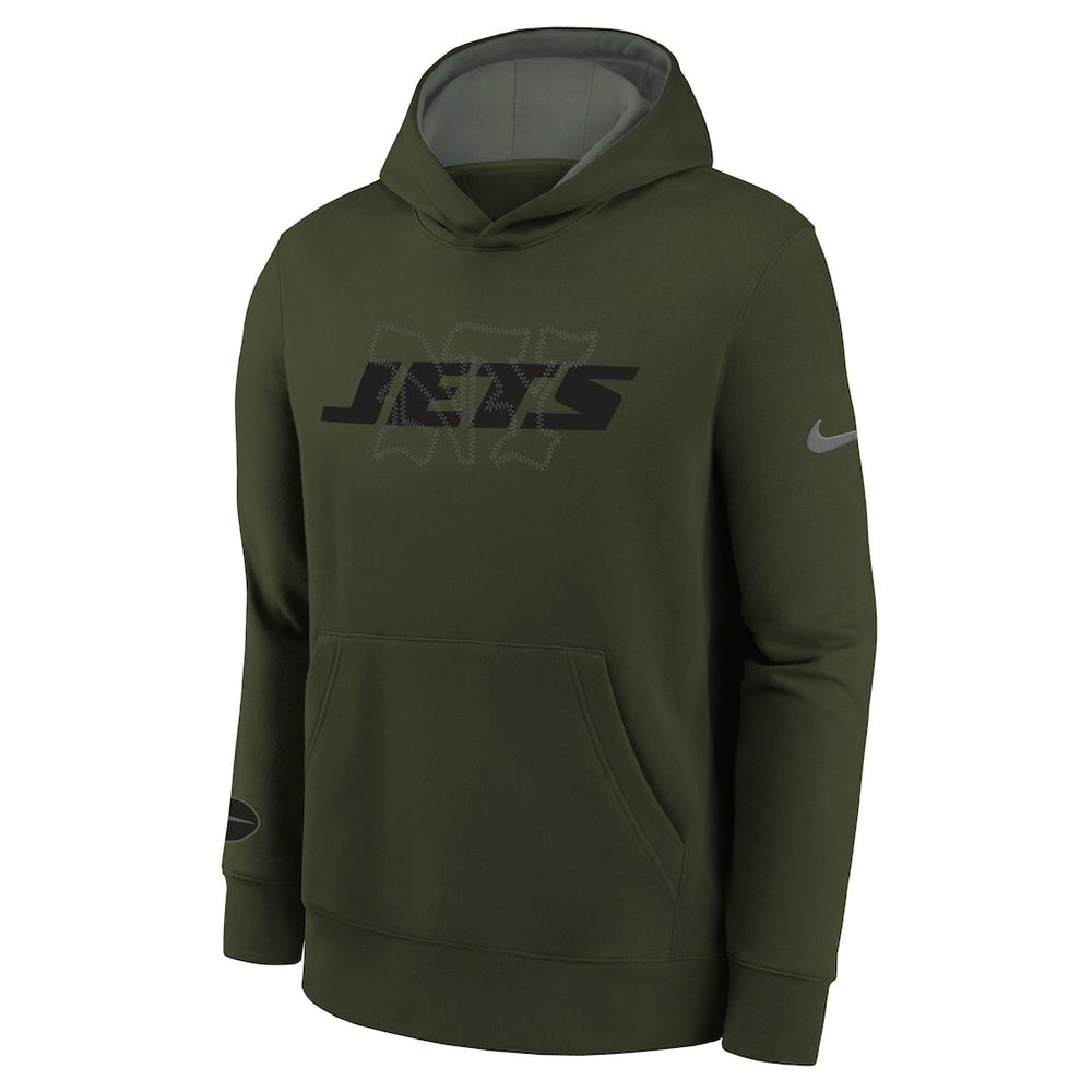 New York Jets Youth 2025 Rivalries Collection Club Hoodie - Gotham Green Hoodies