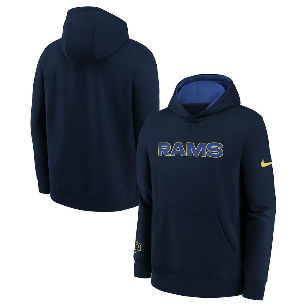 Los Angeles Rams Youth 2025 Rivalries Collection Club Hoodie - Midnight Blue Hoodies