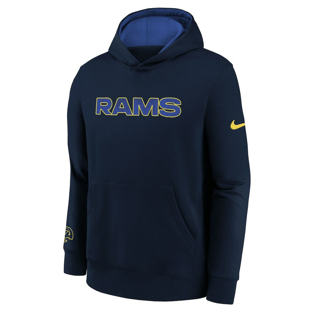 Los Angeles Rams Youth 2025 Rivalries Collection Club Hoodie - Midnight Blue Hoodies