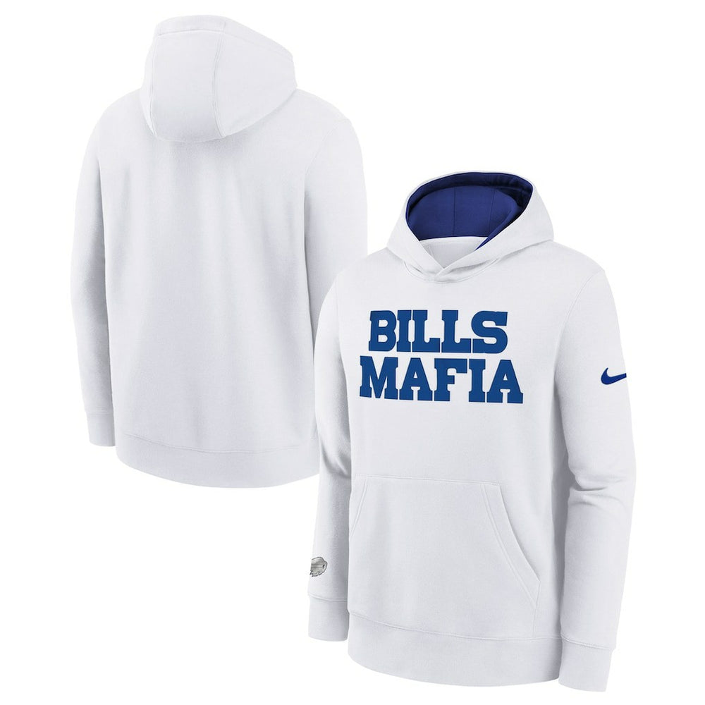 Buffalo Bills Youth 2025 Rivalries Collection Club Hoodie - White Hoodies