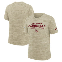 Arizona Cardinals Youth 2025 Rivalries Collection Sideline Velocity Dri-FIT T-Shirt - Natural T-shirts