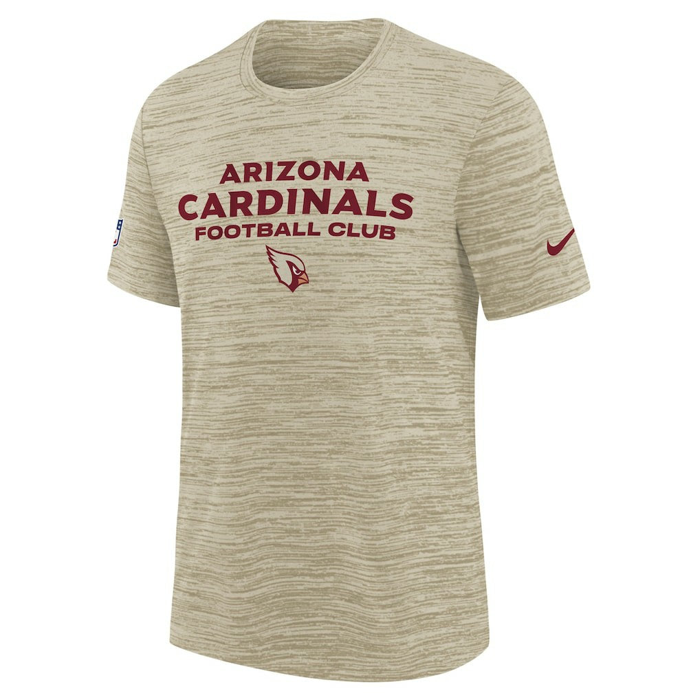 Arizona Cardinals Youth 2025 Rivalries Collection Sideline Velocity Dri-FIT T-Shirt - Natural T-shirts
