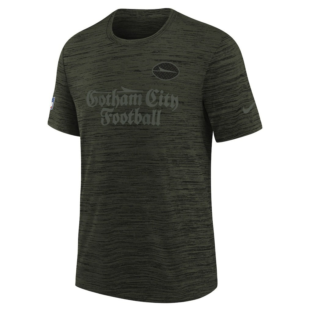 New York Jets Youth 2025 Rivalries Collection Sideline Velocity Dri-FIT T-Shirt - Gotham Green T-shirts