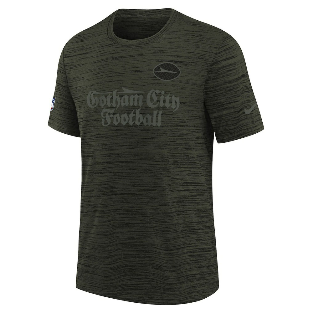New York Jets Youth 2025 Rivalries Collection Sideline Velocity Dri-FIT T-Shirt - Gotham Green T-shirts
