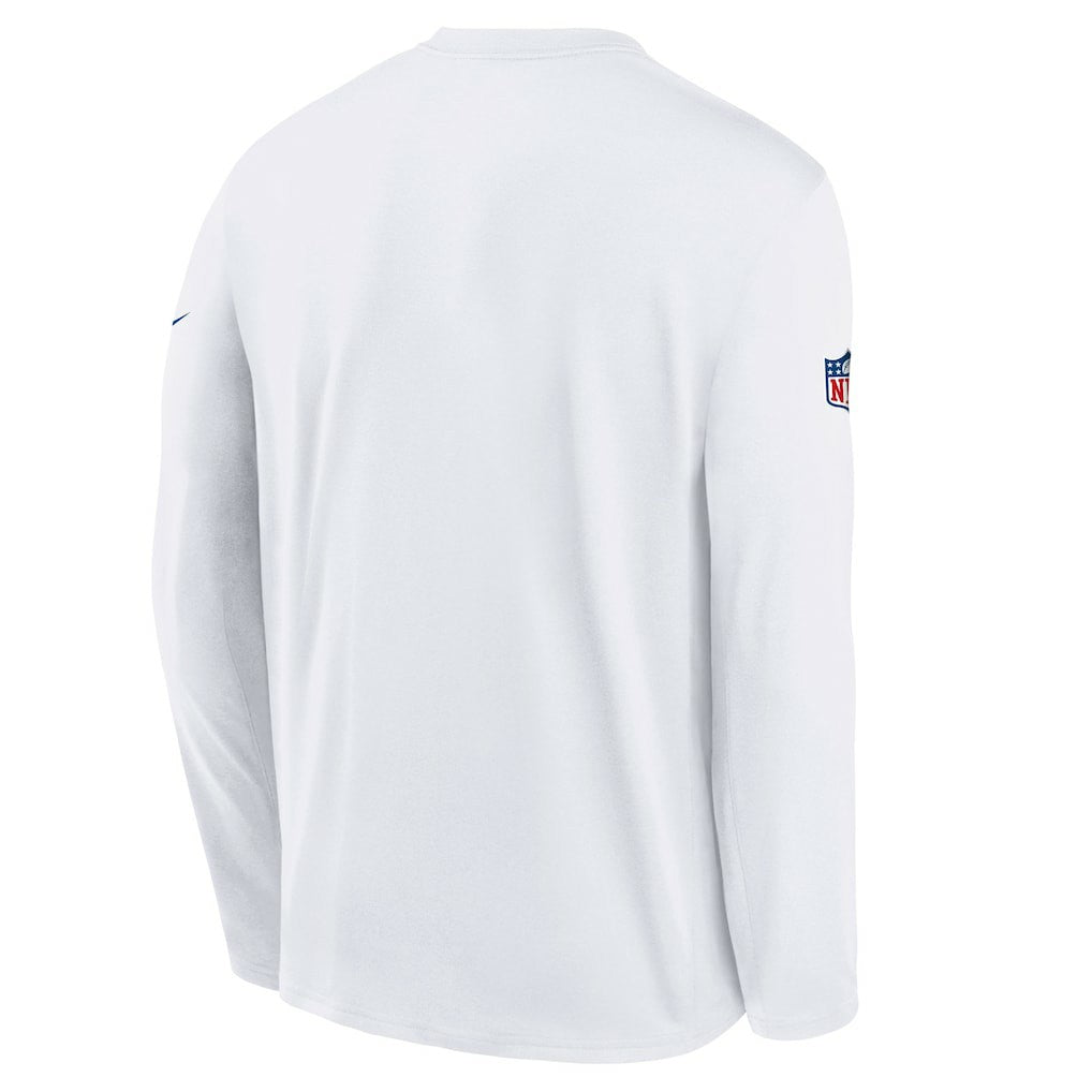 Buffalo Bills Youth 2025 Rivalries Collection Sideline Legend Dri-FIT Long Sleeve T-Shirt - White T-shirts