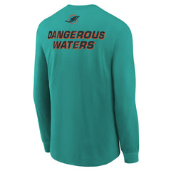 Miami Dolphins Youth 2025 Rivalries Collection Long Sleeve T-Shirt - Turbo Green T-shirts