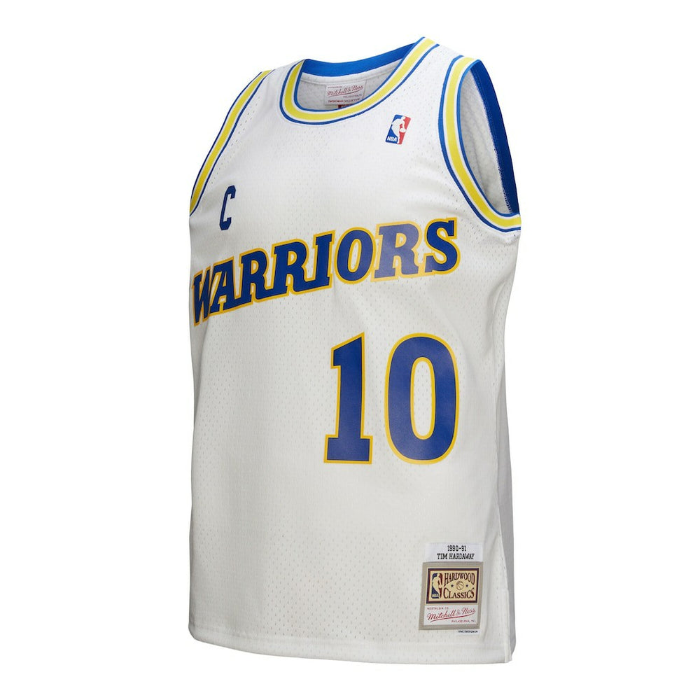 Tim Hardaway Golden State Warriors Hardwood Classics 1990/91 Swingman Jersey White - Mitchell & Ness outlet