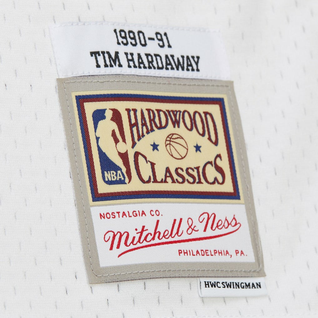 Tim Hardaway Golden State Warriors Hardwood Classics 1990/91 Swingman Jersey White - Mitchell & Ness outlet