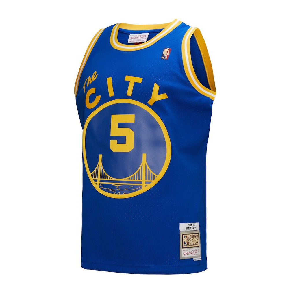 Baron Davis Golden State Warriors Hardwood Classics 2004/05 Swingman Jersey Royal - Mitchell & Ness