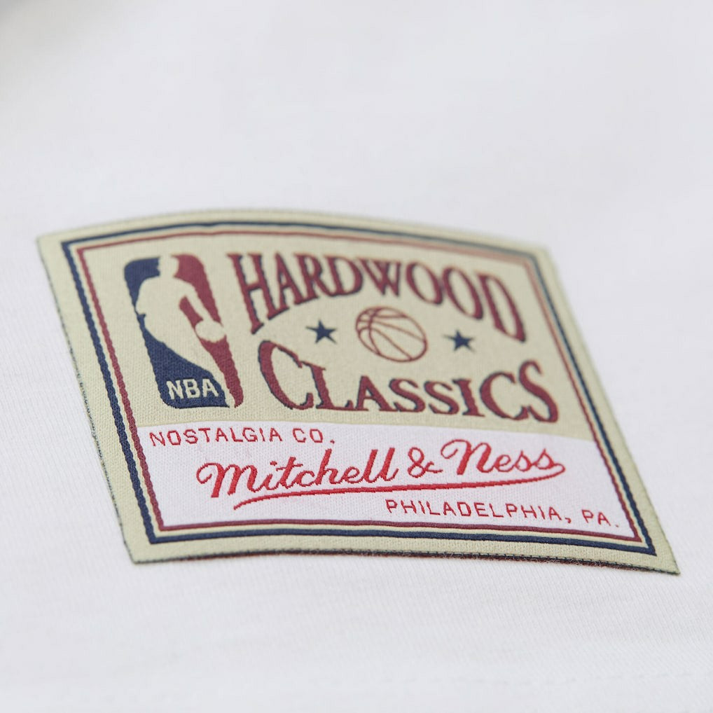 Dirk Nowitzki Dallas Mavericks Hardwood Classics Chalked Up T-Shirt White - Mitchell & Ness