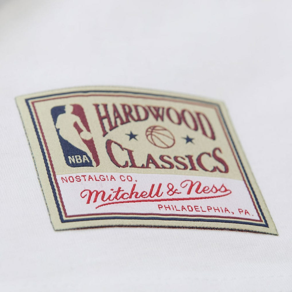 Dirk Nowitzki Dallas Mavericks Hardwood Classics Chalked Up T-Shirt White - Mitchell & Ness