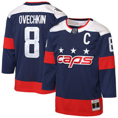 Alexander Ovechkin Washington Capitals Mitchell & Ness Youth 2018 NHL Stadium Series Power Play 2.0 Player Jersey - Navy | US 202689920