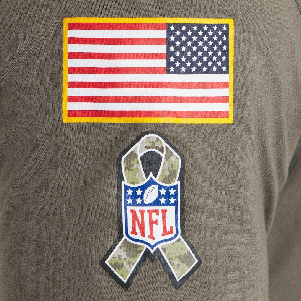 Joe Burrow Cincinnati Bengals 2025 Salute to Service Name & Number T-Shirt - Olive T-shirts