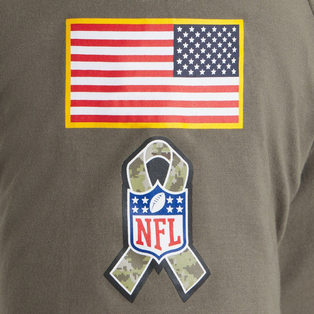 Joe Burrow Cincinnati Bengals 2025 Salute to Service Name & Number T-Shirt - Olive T-shirts