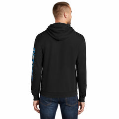Detroit Lions Starter Wordmark Logo Pullover Hoodie - Black Hoodies